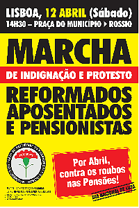 Marcha de indignacao reformados