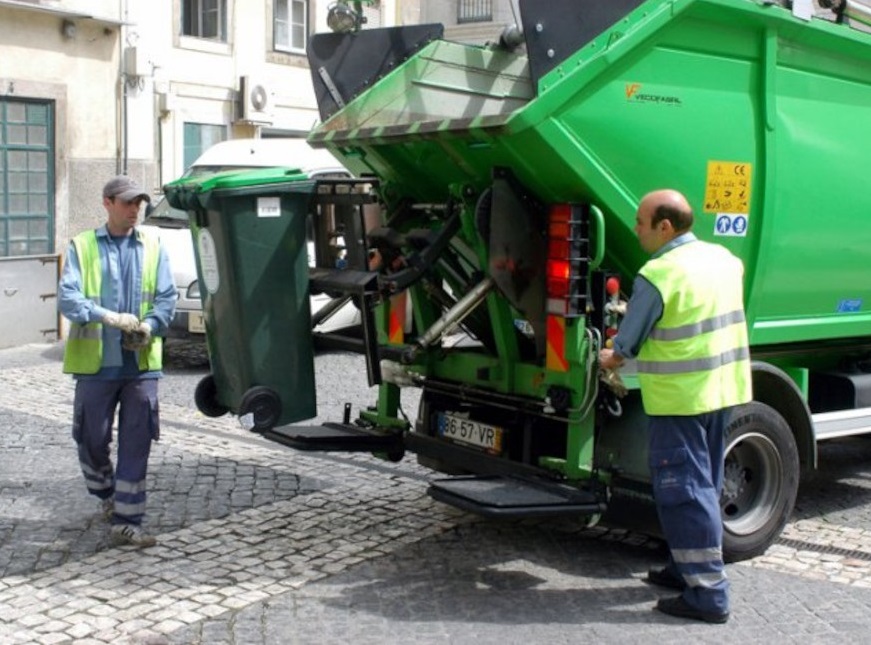 Trabalhadores da Higiene Urbana da Camara Municipal de Lisboa estao em greve