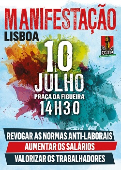 Cartaz 2 manifestacao 10 Julho.2019