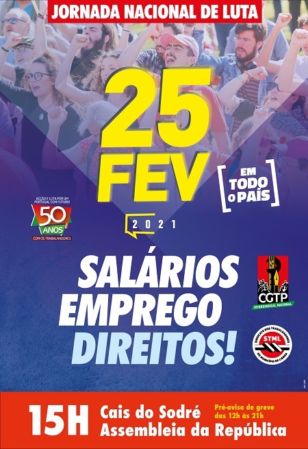 JORNADA NACIONAL DE LUTA- 25 FEVEREIRO