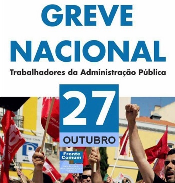 27 Outubro greve nacional