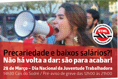 28 de Marco - Dia Nacional da JuventudeTrabalhadora