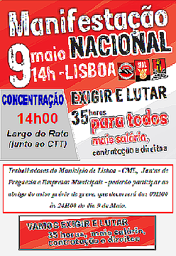 9 maio-tarjeta