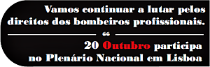 Plenário Bombeiros em Lisboa