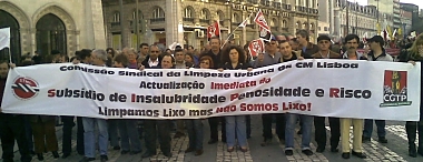 Presença na Manifestação de Fevereiro 2010