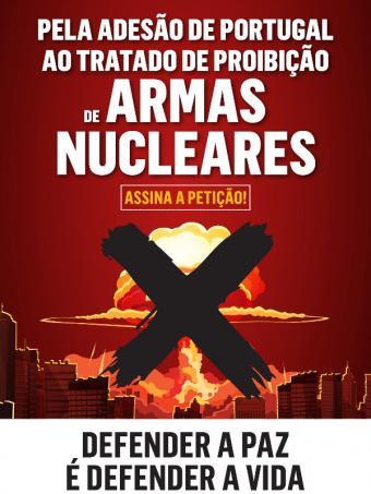 subscricao a peticao - armas nucleares